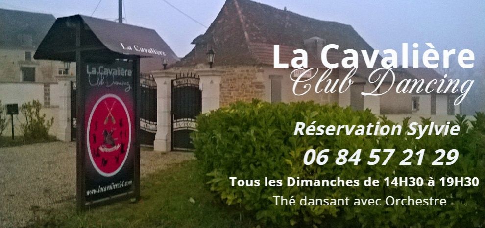 Thé dansant tous les dimanches et jours fériés à la Cavalière club dancing